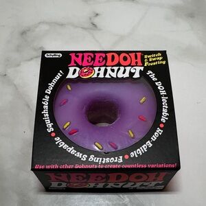 NeeDoh Dohnut - Purple/Yellow New